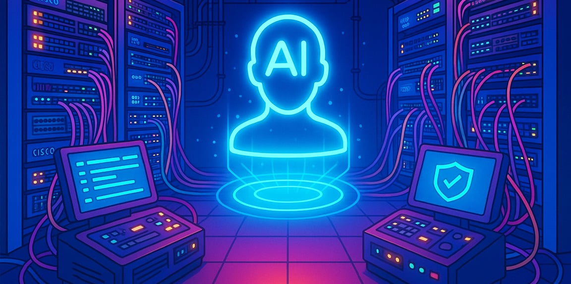 Agentic AI controlling network and security in MDF